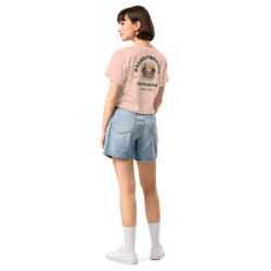 Crop Top “Pan Bagnat – Pause Fringale” | Style bistrot avec broderie “Souleu & Baieta”