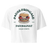Crop Top “Pan Bagnat – Pause Fringale” | Style bistrot avec broderie “Souleu & Baieta”