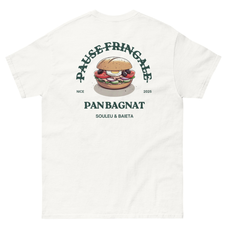 T-shirt “Pan Bagnat – Pause Fringale” | Style bistrot avec Broderie “Souleu & Baieta” T-shirt “Pan Bagnat – Pause Fringale” | Style bistrot avec Broderie “Souleu & Baieta”