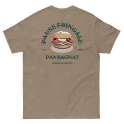 T-shirt “Pan Bagnat – Pause Fringale” |  Style bistrot avec Broderie “Souleu & Baieta”