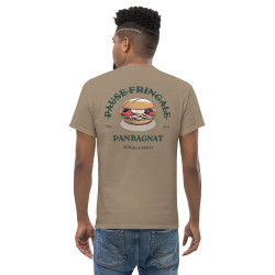 T-shirt “Pan Bagnat – Pause Fringale” |  Style bistrot avec Broderie “Souleu & Baieta”