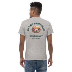 T-shirt “Pan Bagnat – Pause Fringale” |  Style bistrot avec Broderie “Souleu & Baieta”
