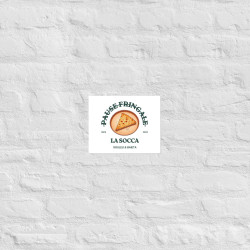 Affiche "La Socca – Pause Fringale" – Gastronomie Niçoise
