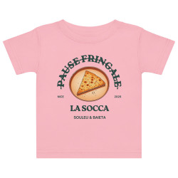 T-shirt Bébé "La Socca – Pause Fringale" Gastronomie Niçoise