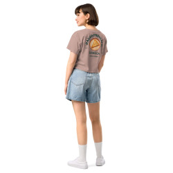 Crop Top "La Socca – Pause Fringale" avec Broderie Souleu & Baieta