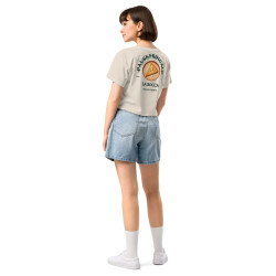 Crop Top "La Socca – Pause Fringale" avec Broderie Souleu & Baieta