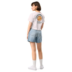 Crop Top "La Socca – Pause Fringale" avec Broderie Souleu & Baieta