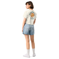 Crop Top "La Socca – Pause Fringale" avec Broderie Souleu & Baieta
