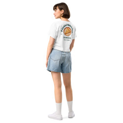 Crop Top "La Socca – Pause Fringale" avec Broderie Souleu & Baieta