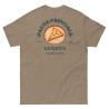 T-shirt "La Socca – Pause Fringale" avec broderie Souleu & Baieta