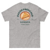 T-shirt "La Socca – Pause Fringale" avec broderie Souleu & Baieta