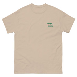 T-shirt "La Socca – Pause Fringale" avec broderie Souleu & Baieta