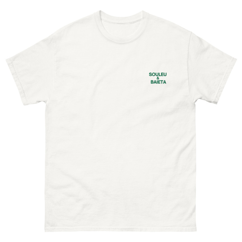 T-shirt "La Socca – Pause Fringale" avec broderie Souleu & Baieta T-shirt "La Socca – Pause Fringale" avec broderie Souleu & Baieta