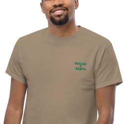 T-shirt "La Socca – Pause Fringale" avec broderie Souleu & Baieta