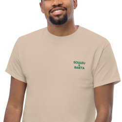 T-shirt "La Socca – Pause Fringale" avec broderie Souleu & Baieta