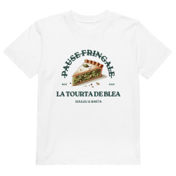 T-shirt enfant  "La tourta de Blea - Pause Fringale" Style Bistrot Nissart