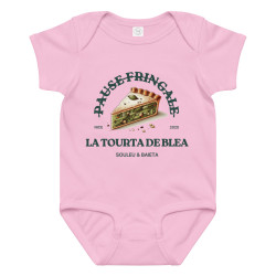Body bébé « La tourta de Blea - Pause Fringale » Style Bistrot Nissart