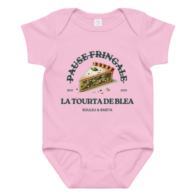 Body bébé « La tourta de Blea - Pause Fringale » Style Bistrot Nissart Body bébé « La tourta de Blea - Pause Fringale » Style Bistrot Nissart
