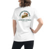 T-shirt Femme "La Tourta de Blea – Pause Fringale" | Broderie Souleu & Baieta