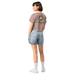 Crop top La Tourta De Blea - Pause Fringale avec brodure - Délice de Nice