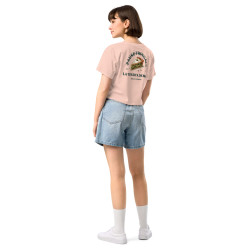 Crop top La Tourta De Blea - Pause Fringale avec brodure - Délice de Nice