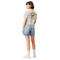 Crop top La Tourta De Blea - Pause Fringale avec brodure - Délice de Nice