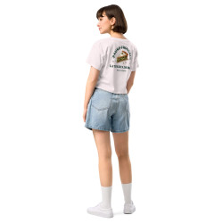 Crop top La Tourta De Blea - Pause Fringale avec brodure - Délice de Nice