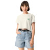 Crop top La Tourta De Blea - Pause Fringale avec brodure - Délice de Nice