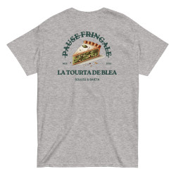 T-shirt brodé | La tourte de blettes référence aux desserts Nissart