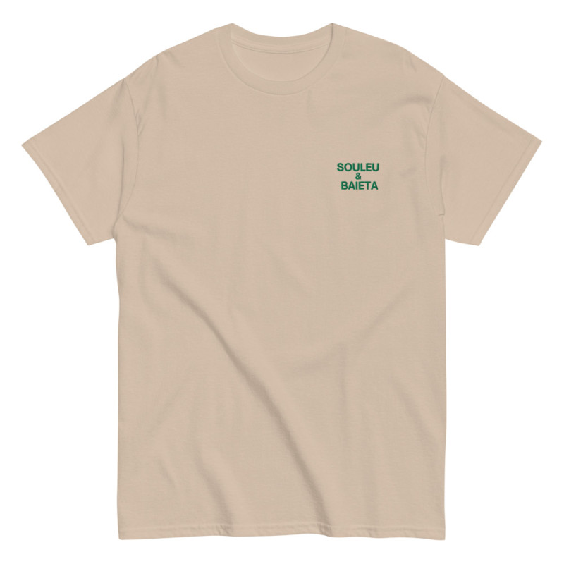 T-shirt brodé | La tourte de blettes référence aux desserts Nissart T-shirt brodé | La tourte de blettes référence aux desserts Nissart