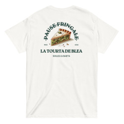 T-shirt brodé | La tourte de blettes référence aux desserts Nissart