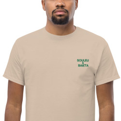 T-shirt brodé | La tourte de blettes référence aux desserts Nissart