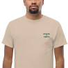 T-shirt brodé | La tourte de blettes référence aux desserts Nissart