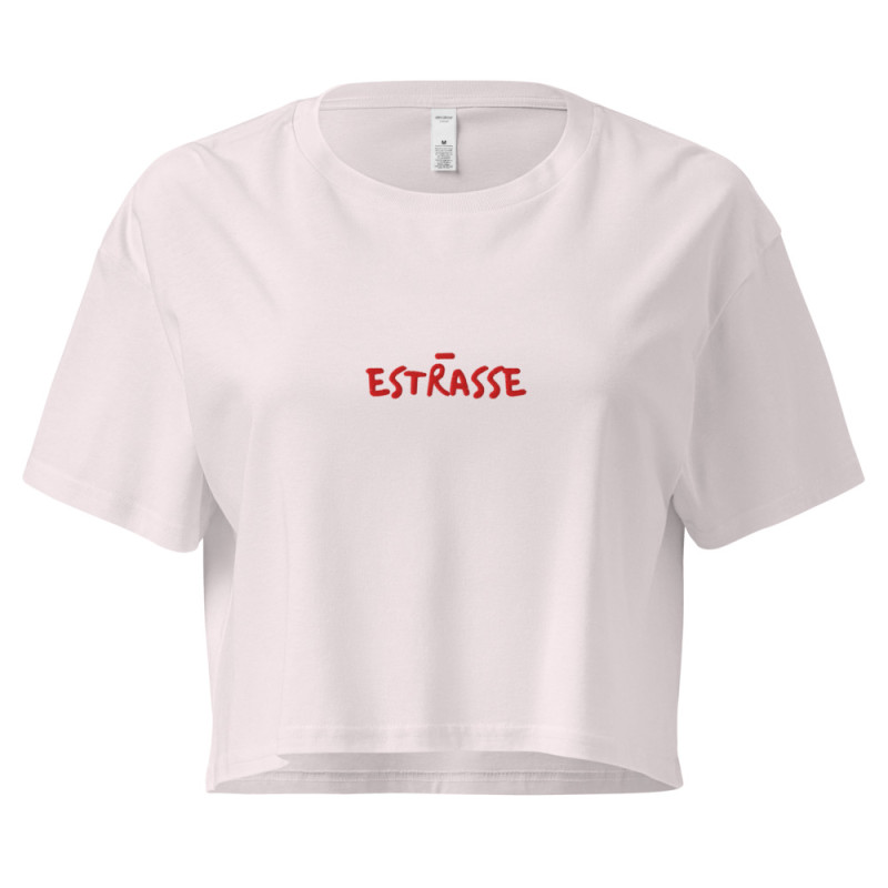 Crop top "Estrasse" — L'élégance du style, l'insolence du mot Crop top "Estrasse" — L'élégance du style, l'insolence du mot