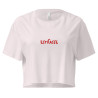Crop top "Estrasse" — L'élégance du style, l'insolence du mot