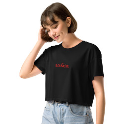 Crop top "Estrasse" — L'élégance du style, l'insolence du mot