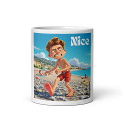 Tasse Humoristique Souvenir de Nice | Maudits Galets