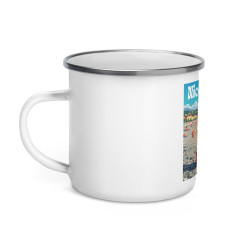 Mug émaillé "Maudits Galets" – Doux souvenir de la plage de Nice !