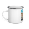 Mug émaillé "Maudits Galets" – Doux souvenir de la plage de Nice !
