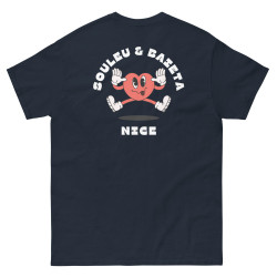 T-shirt brodé Cœur Chambrage par Souleu & Baieta