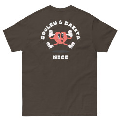 T-shirt brodé Cœur Chambrage par Souleu & Baieta