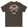 T-shirt brodé Cœur Chambrage par Souleu & Baieta