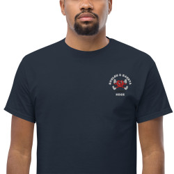 T-shirt brodé Cœur Chambrage par Souleu & Baieta