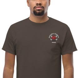 T-shirt brodé Cœur Chambrage par Souleu & Baieta