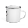 Mug émaillé "Souleu & Baieta – Nice" | Illustration cœur rigolo
