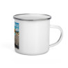Mug émaillé "Nice – Maudits Galets" | Pour les amateurs de soleil… et de douleurs plantaires !