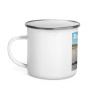 Mug émaillé "Maudits Galets" de Nice ! Souvenir incontournable de la Côte d’Azur