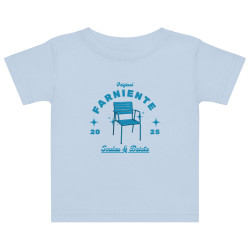 T-shirt  bébé “Farniente” – Souleu & Baieta – L’icône niçoise pour les tout-petits