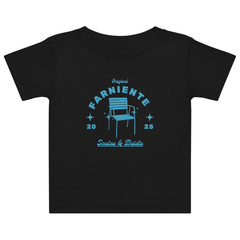 T-shirt bébé “Farniente” – Souleu & Baieta – L’icône niçoise pour les tout-petits T-shirt bébé “Farniente” – Souleu & Baieta – L’icône niçoise pour les tout-petits