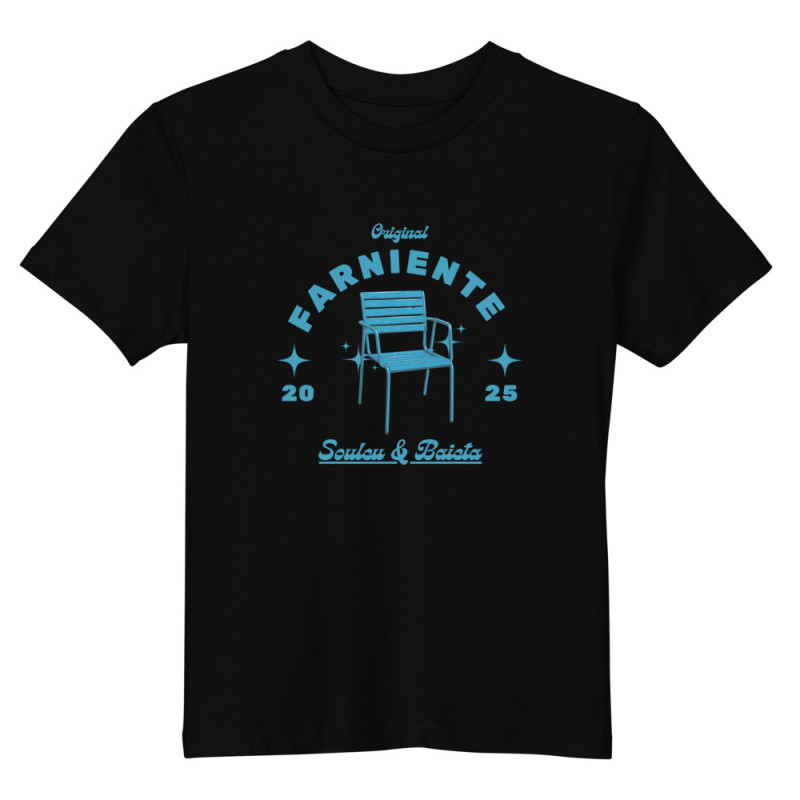 T-shirt enfant “Farniente” – Souleu & Baieta – L’esprit de la Promenade des Anglais T-shirt enfant “Farniente” – Souleu & Baieta – L’esprit de la Promenade des Anglais